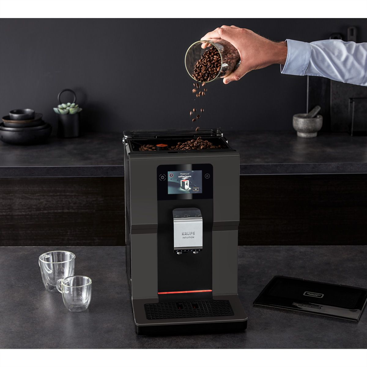 Krups Kaffeevollautomat EA872B10, Intuition Preference