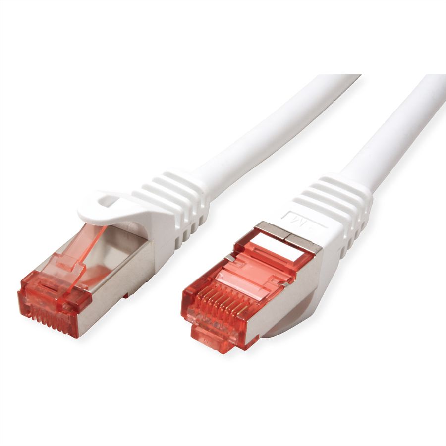 Cordon ROLINE S/FTP(PiMF) Cat.6, LSOH, Component Level, blanc, 5 m