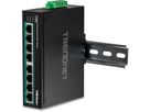 TRENDnet TI-PE80 Switch Rail DIN Fast Ethernet PoE+ industriel à 8 ports