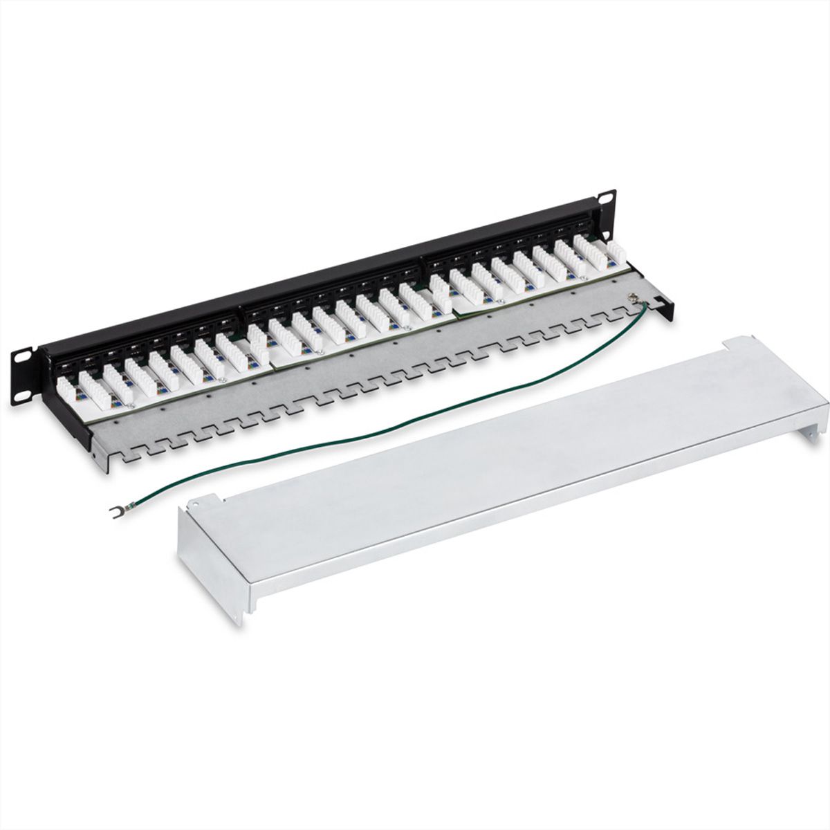 TRENDnet TC-P24C6AS Patch Panel, 24-Port Cat6A geschirmt