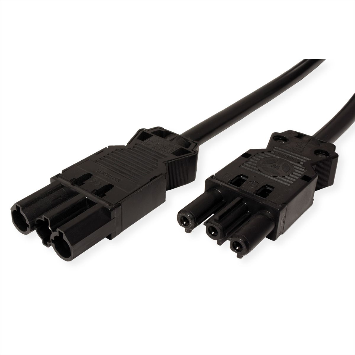 BACHMANN Câble prolongateur GST18-3 Mâle / femelle, sans halogène, noir, 3 m