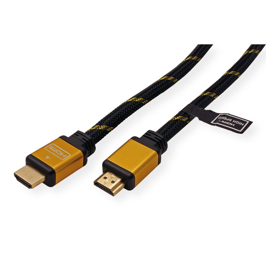 ROLINE GOLD HDMI High Speed Kabel, ST-ST, 10 m