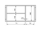 SCHROFF Gemischter Ausbau als Bausatz - AUSBAUSATZ 6HE/3HE 63TE