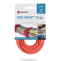 VELCRO® One Wrap® Strap 20mm x 230mm, 25 pièces, orange