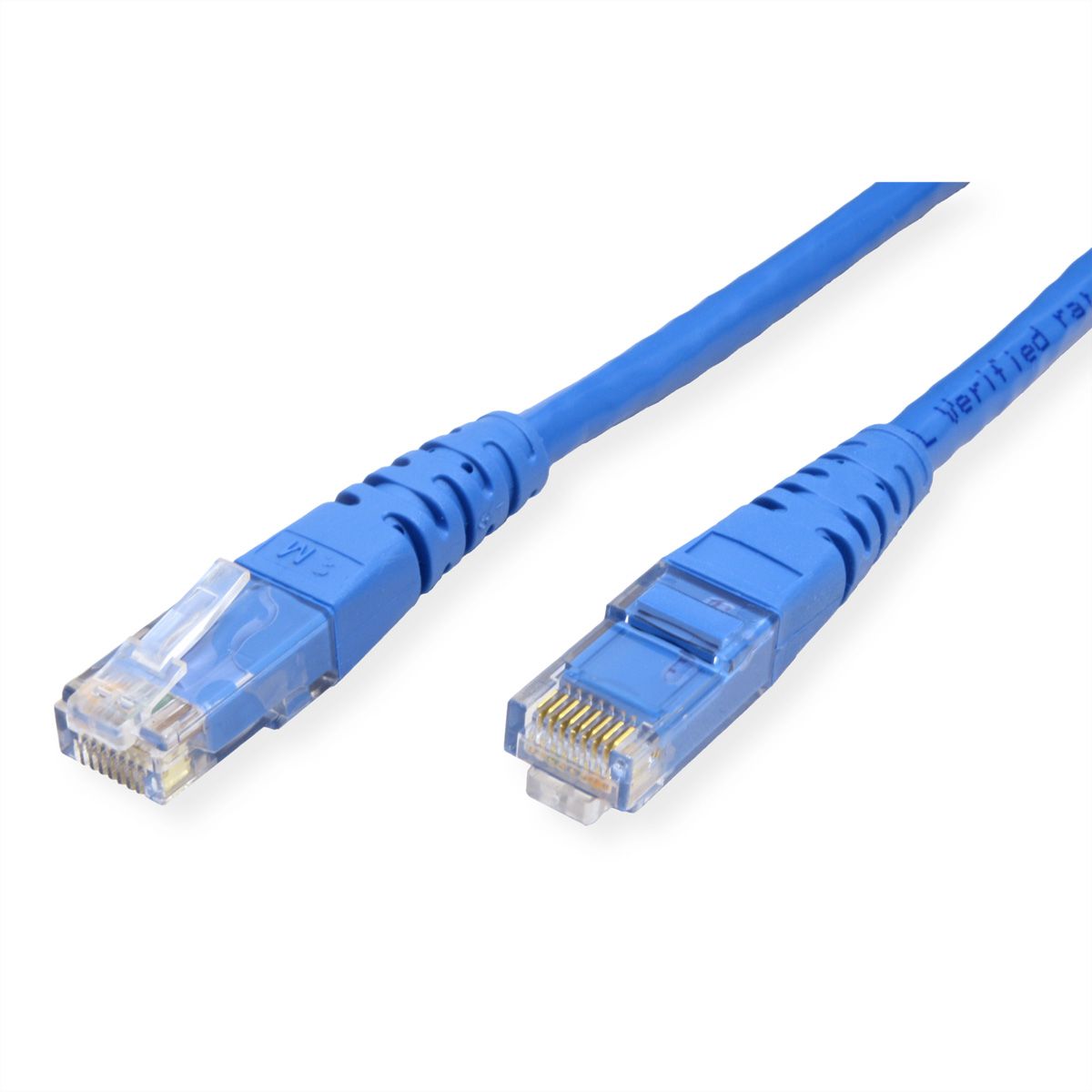 Cordon ROLINE Cat.6 (Classe E) UTP, bleu, 5 m