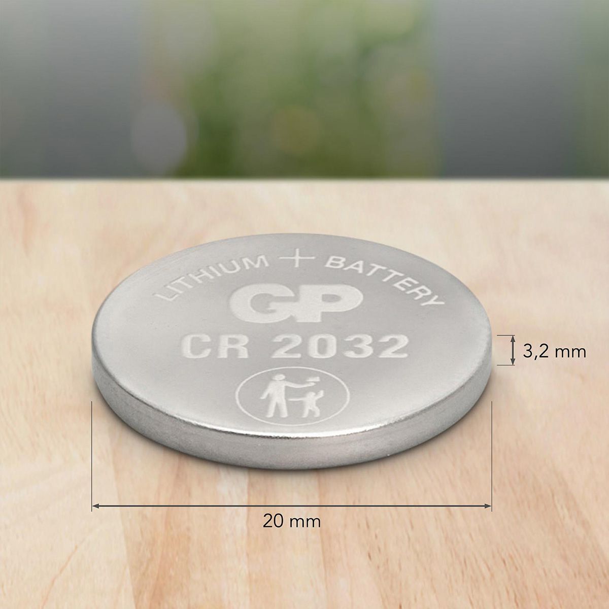 GP Batteries Lithium CR2032 5x 3V Knopfzelle