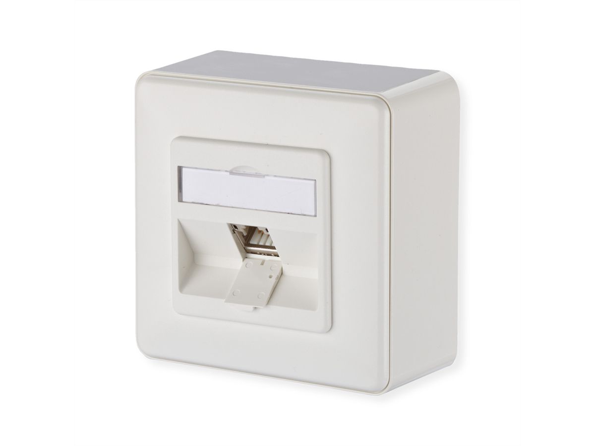 METZ CONNECT C6Amodul 1 port 270°M AP blanc pur