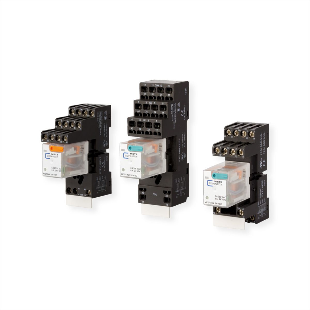 METZ CONNECT MC274-4W 230 V AC Industrierelais