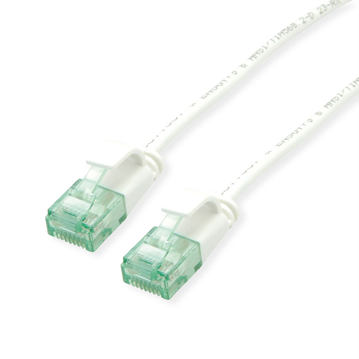 ROLINE RM UTP DataCenter Patchkabel Cat.6A (Class EA), slim, weiß, 5 m