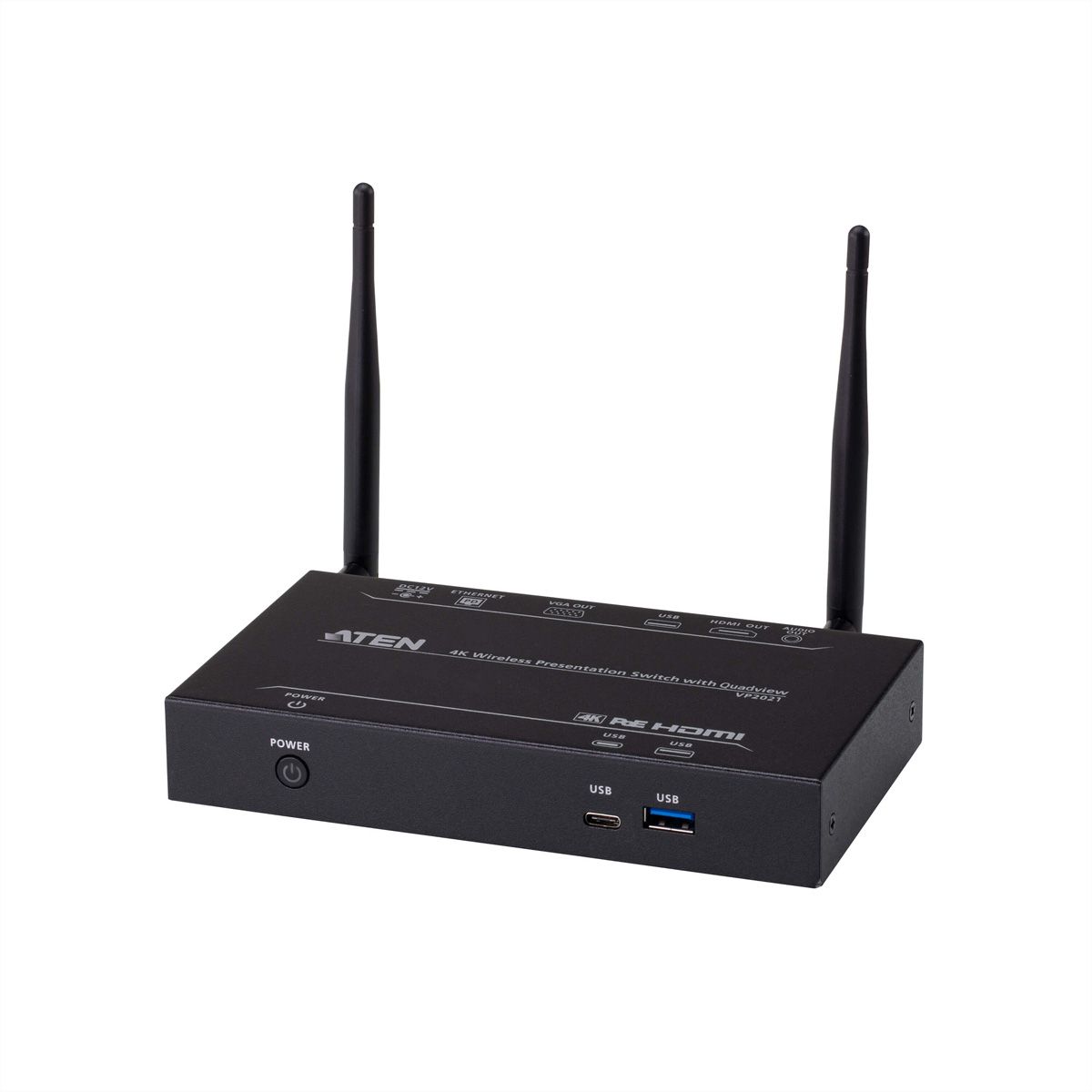 ATEN VP2021 4K Wireless Presentation Switch mit Quad View