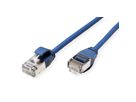 ROLINE U/FTP DataCenter Patchkabel Cat.6A (Class EA), LSOH, slim, blau, 2 m