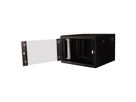 ROLINE 19" Boîtier mural Pro 7U, 600x600 LxP pivotant en 2 parties noir