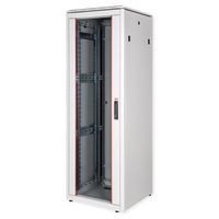 ROLINE 19-Zoll Netzwerkschrank Pro 36 HE, 600x600 BxT Glastür grau