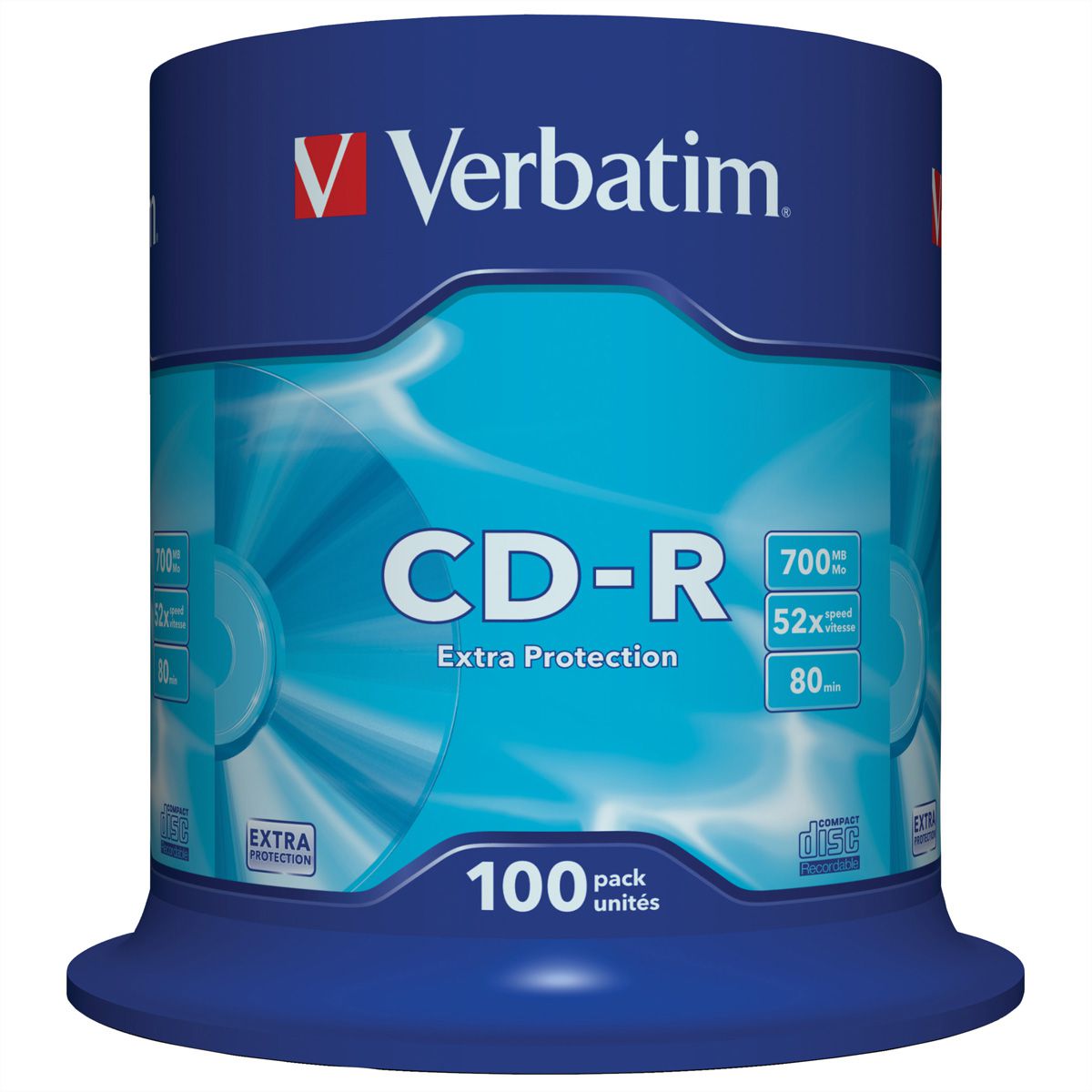 Verbatim CD-R Spindle 700MB 52x 100 Pack