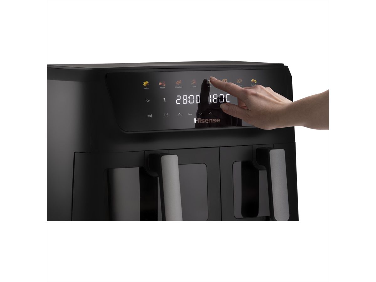 Hisense Heissluftfriteuse HAF2700DCD, 2700W, 11L