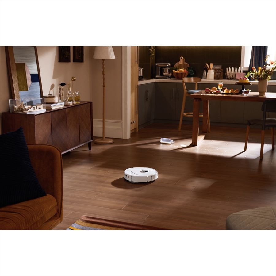Roborock Aspirateur Qrevo S ProX blanc, Robot aspirateur/balayeur