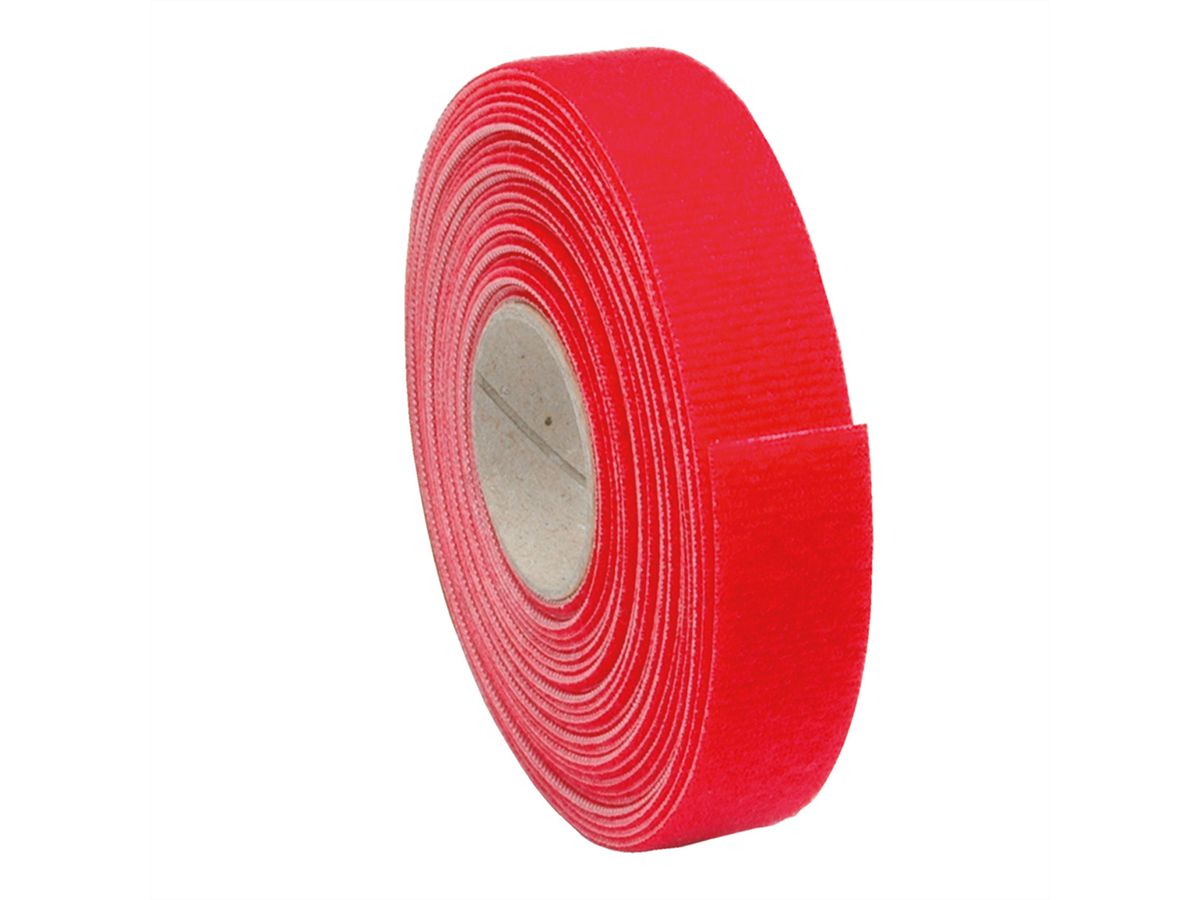 VELCRO® ONE-WRAP® Klettbandstreifen 20mm, unperforiert, rot, 5 m