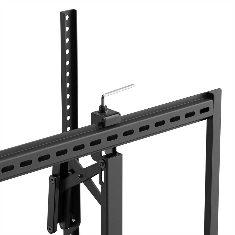 VALUE  Support mural TV, très résistant, télescopique, inclinable, fixe, <80 kg, <266,7cm (105"), 1000 x 600