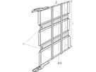 Adaptateur intermédiaire SCHROFF pour assembler plusieurs adaptateurs de test 3 U, 6 U, 280 mm, 410 mm