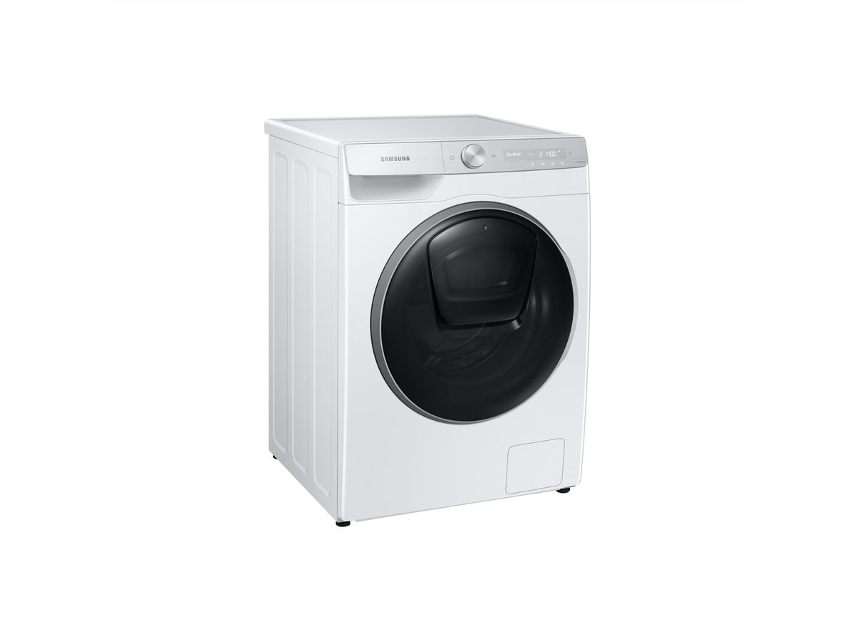 Samsung Waschmaschine WW9800, 9kg, Tint Door (Silver Deco), weiß