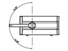 SCHROFF RatiopacPro Kit d'assemblage poignée basculante, 3 U, 42 CV, 435 mm