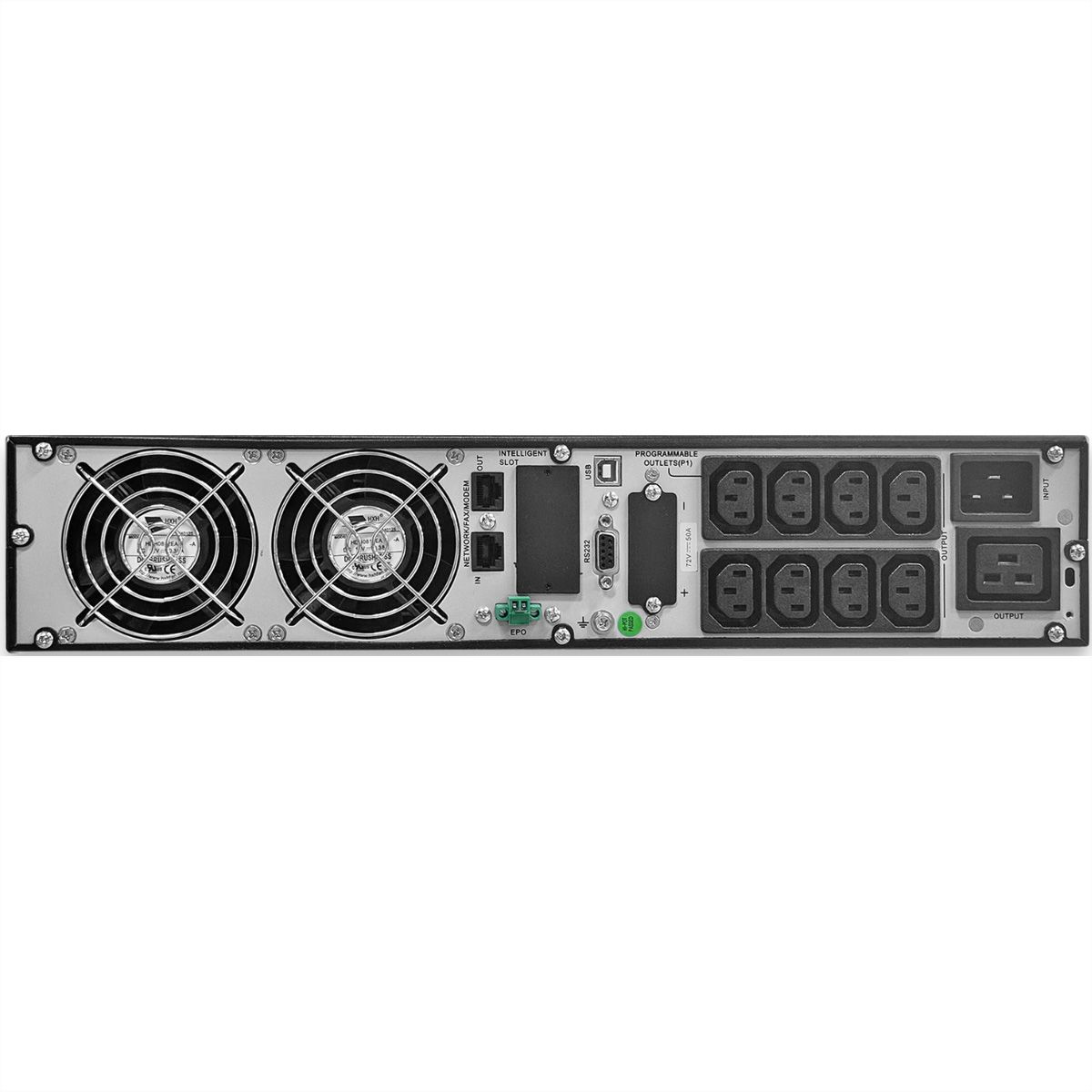 GUDE EPB 8810-3 USV 3000VA UPS Backup Tower/RM, schwarz