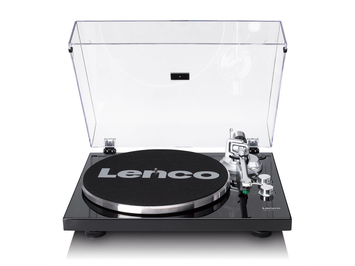 Lenco Plattenspieler LBT-215BK, MP3-Direktencoding, USB, 33U/min&45U/min