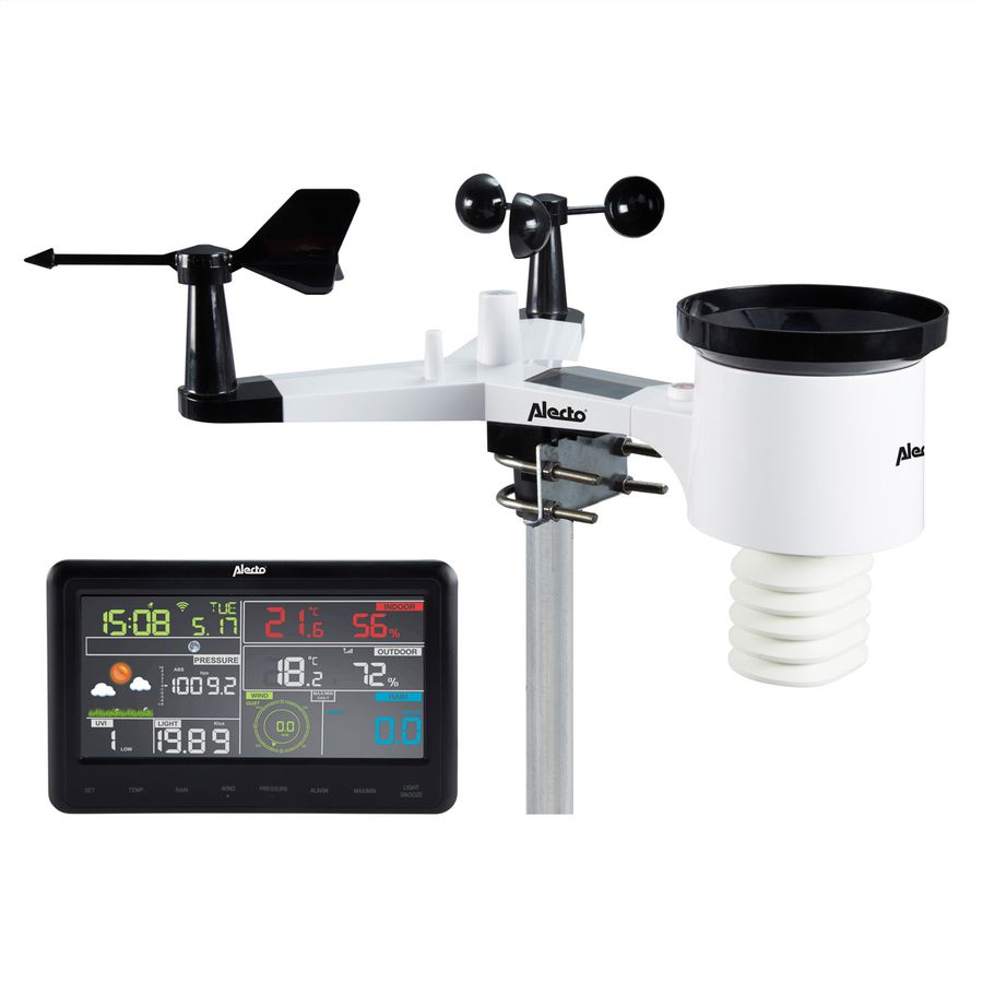 Alecto Wetterstation WS-5500 8 in 1 WIFI mit App
