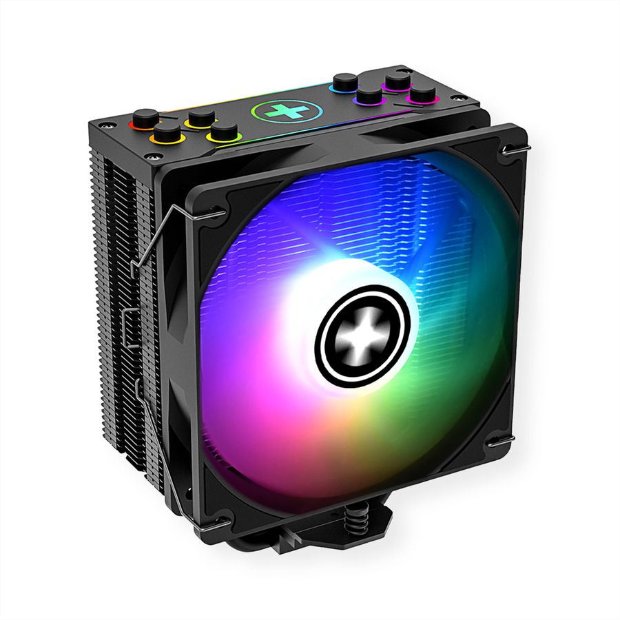 Xilence M704PRO.ARGB AMD und Intel CPU Kühler, 120mm ARGB PWM Lüfter, 180W TDP