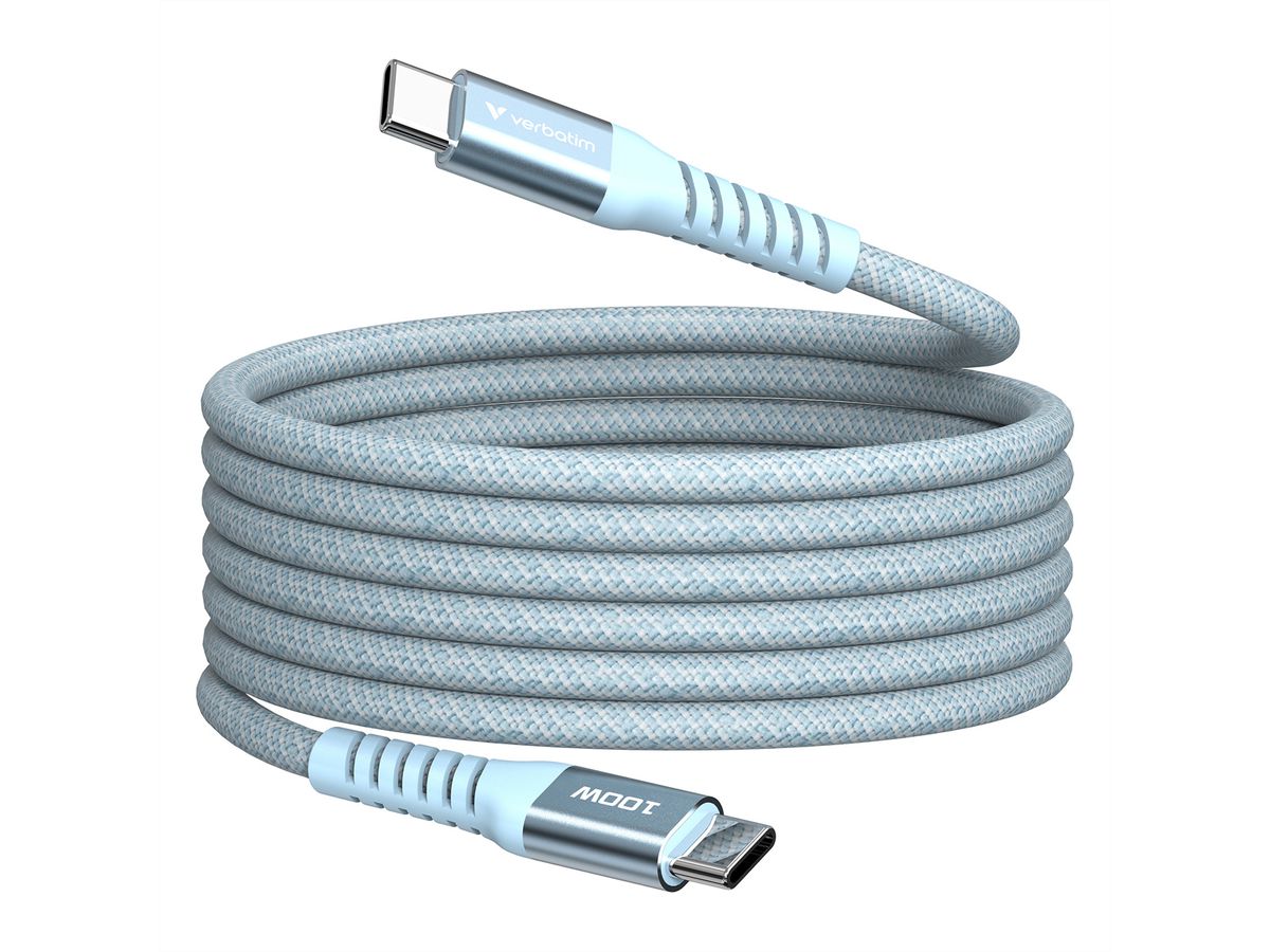 Verbatim Magnetic Cable USB-C 100W Blue
