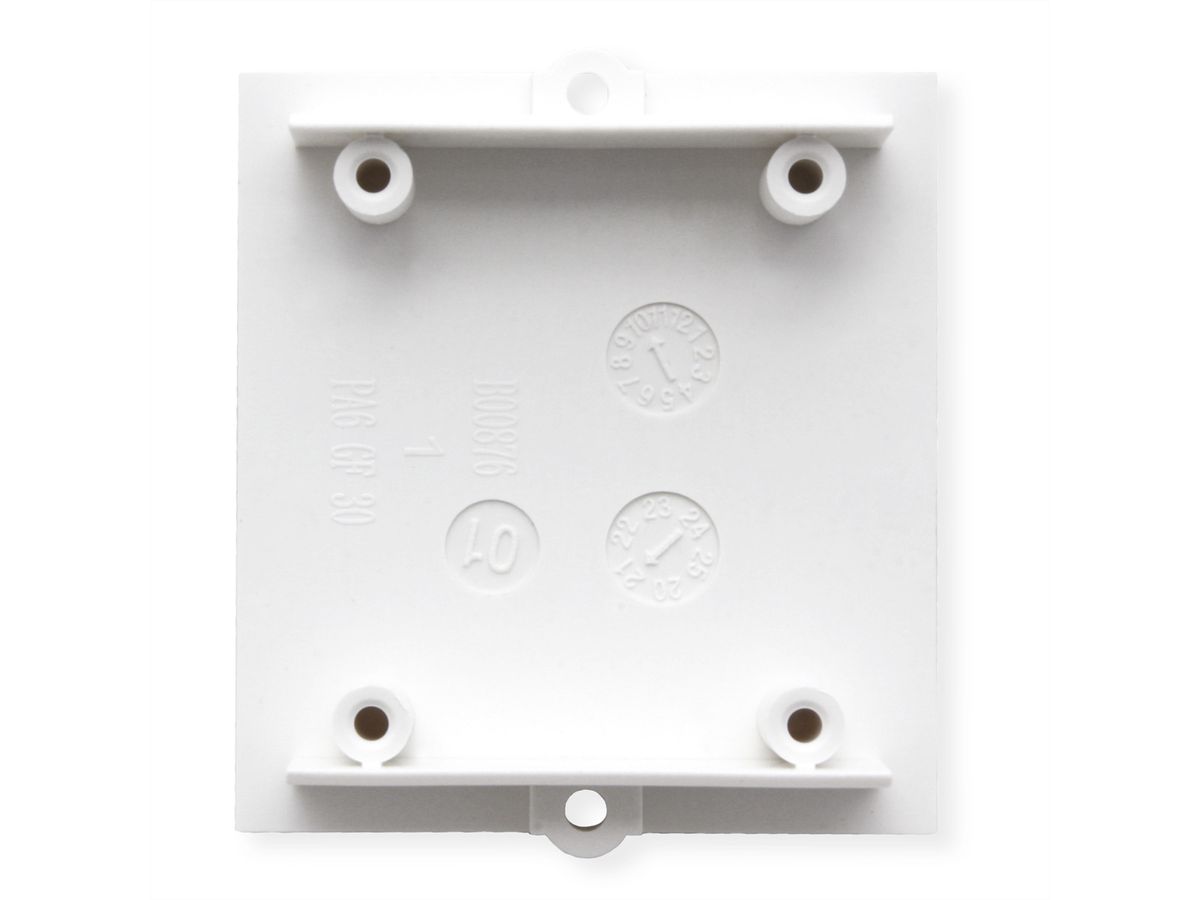 BACHMANN Rahmen Blind mit Anschraubdome weiss