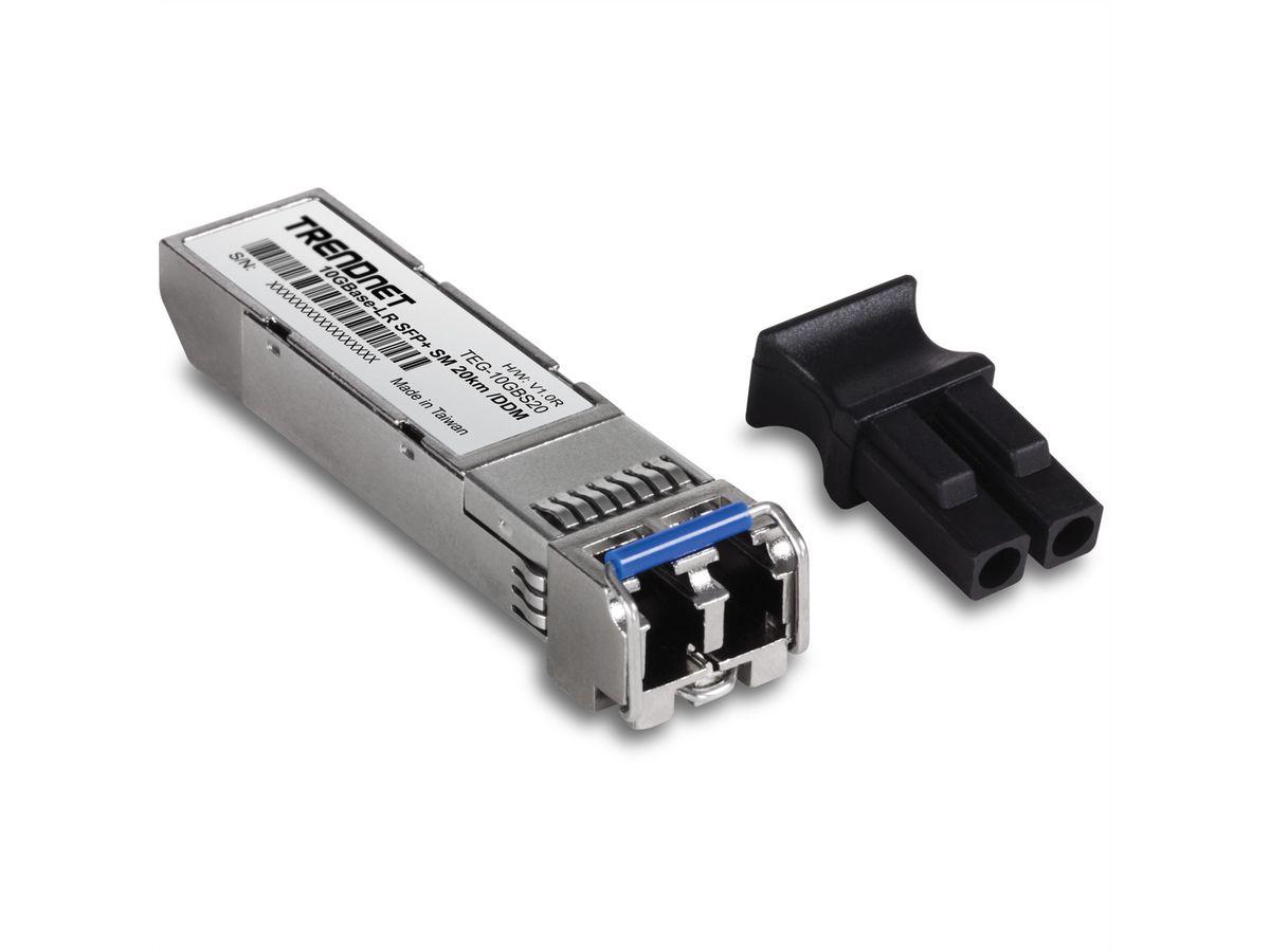 TRENDnet TEG-10GBS20 10GBASE-LR SFP+ Single Mode LC Module 20KM