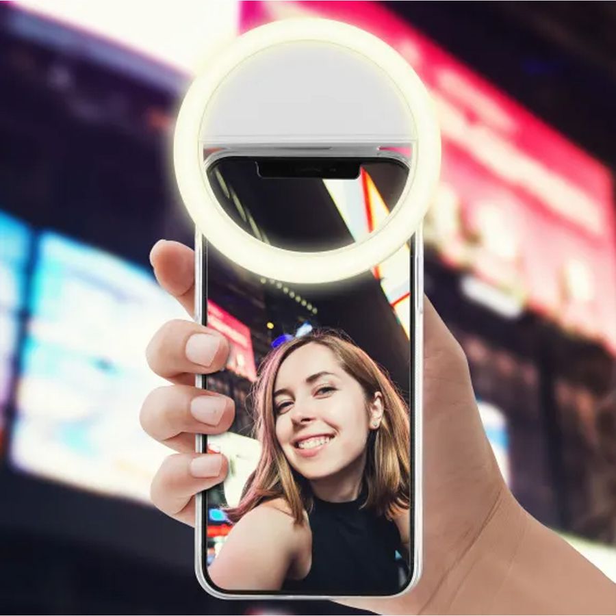 T'nB Influence LED Ring Clip für Smartphone, 6500K,125 mAh Akku