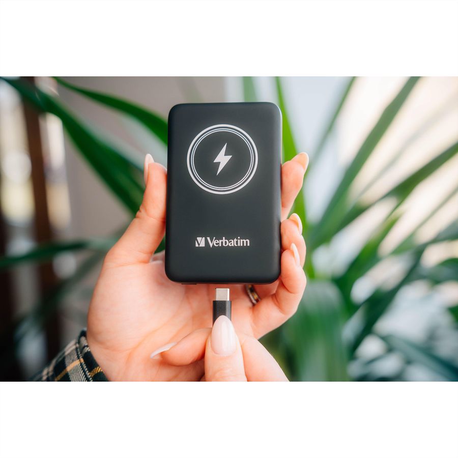 Verbatim Powerbank 10000 mAh Black, 15W, PD20W, USB-C