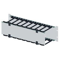 APRANET Passe-câbles 19" avec capot amovible, 2 UH