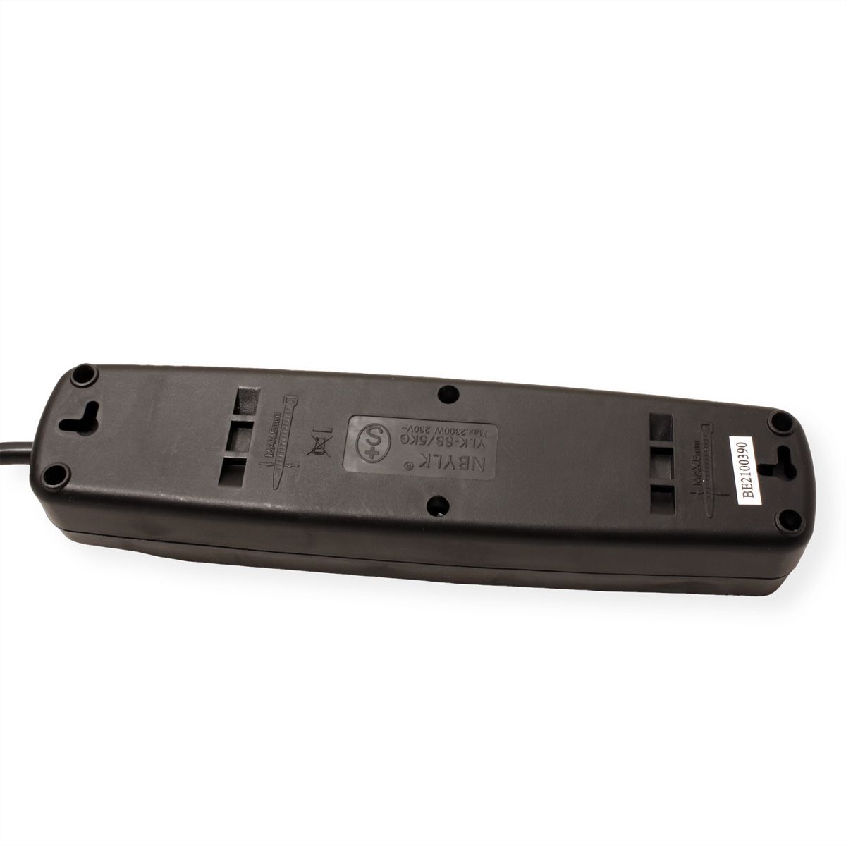 BLANK Multiprise, 5xT13, avec interrupteur, noir