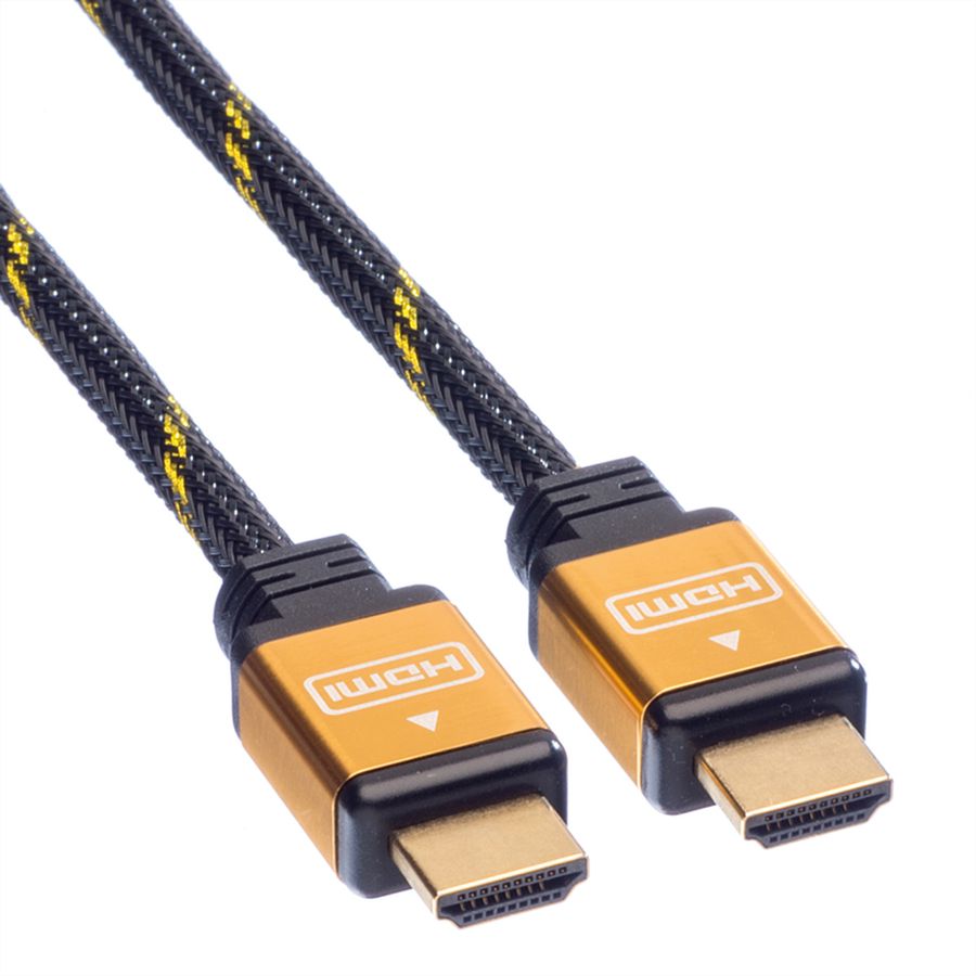 ROLINE GOLD HDMI High Speed Kabel, ST-ST, 10 m