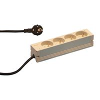 SCHROFF 10" Steckdosenleiste 1HE, UTE - STDL.10"1HE UTE 4DO. 210.0LG