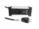 BACHMANN KAPSA XS 1xUTE 1xUSB Charger Strom 2,0m AEH CEE7/7