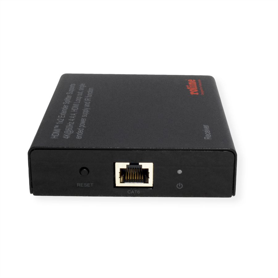ROLINE Prolongateur/Splitter HDMI, 1x2 via Cat.6A, 70m, 4K60Hz