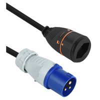 Lockxtend Camping Adaptateur CEE 1.4m, Raccord de verrouillage T16, 16A/230V