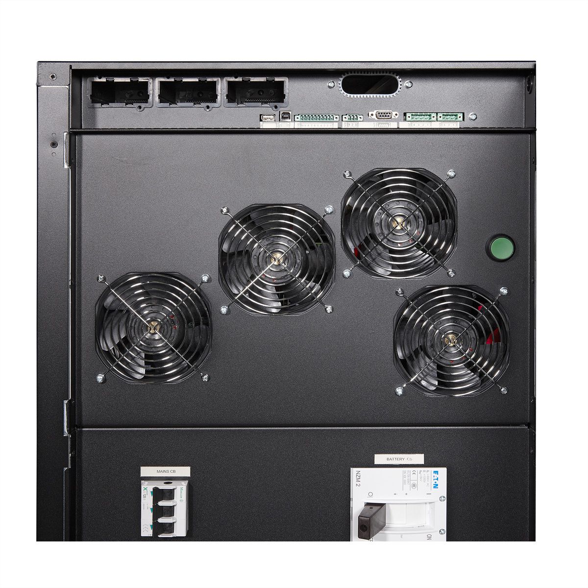 Eaton 93PM-100(100)-IS-MBS-R Technologie: Online Doppelwandler, Input Switch, MBS, ohne Batterien