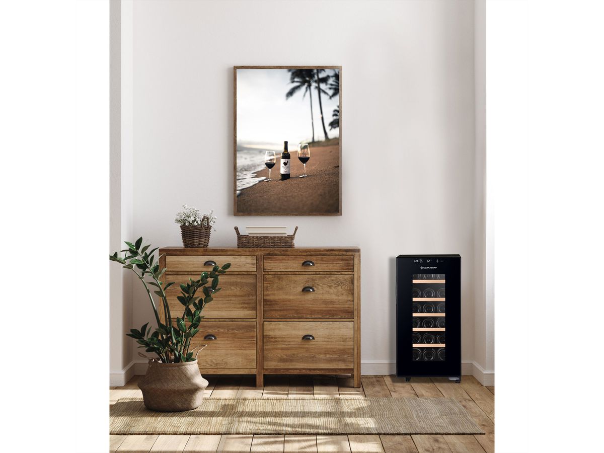 Climadiff Weinkühlschrank CUVEE18, Freistehend, 1 Zone, 18 Flaschen