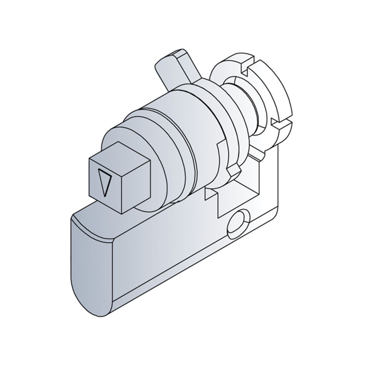 Cylindre de fermeture Novastar SCHROFF, insert de serrure carré