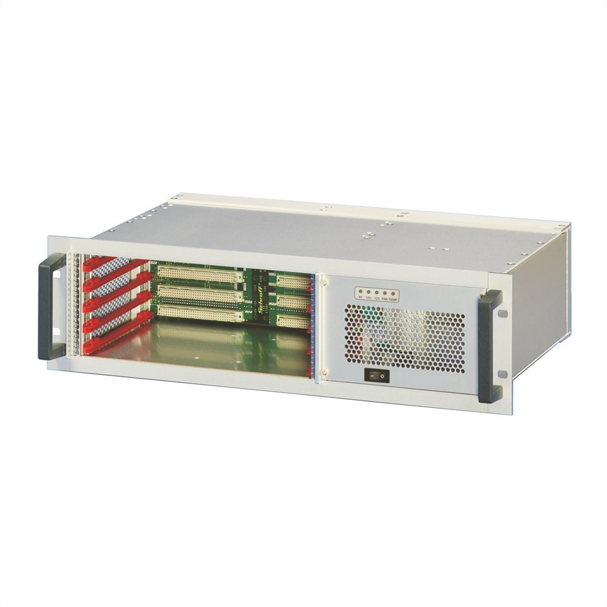 Système VMEbus SCHROFF, 3 U, 5 slots, Open Frame PSU
