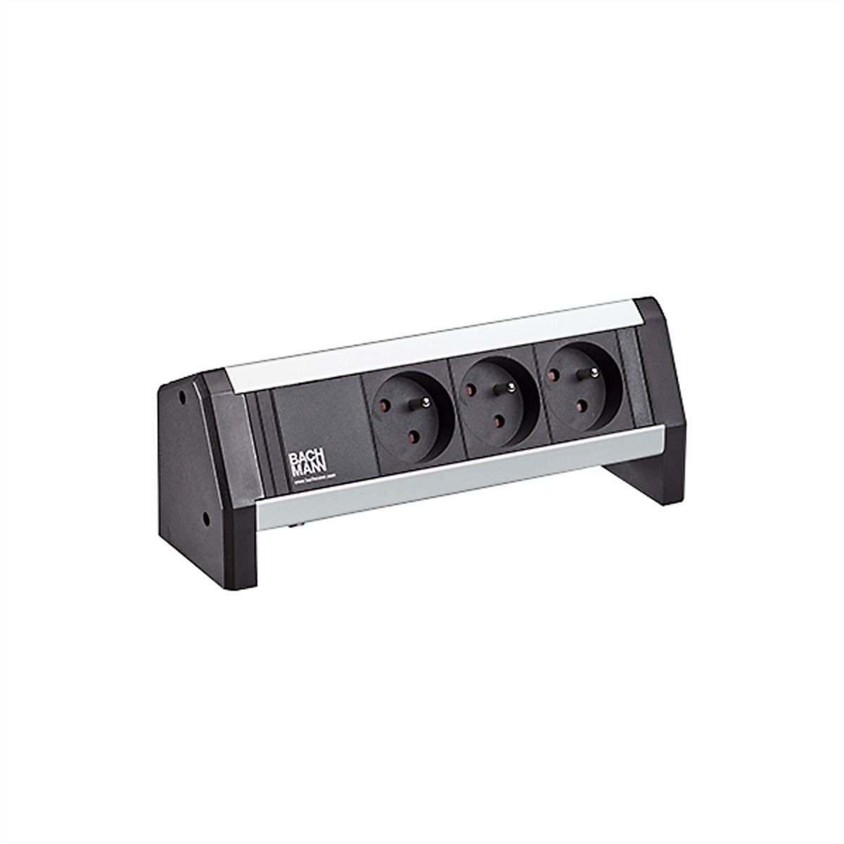 BACHMANN DESK 3xUTE 35° schwarz Ein-Ausgang:GST18