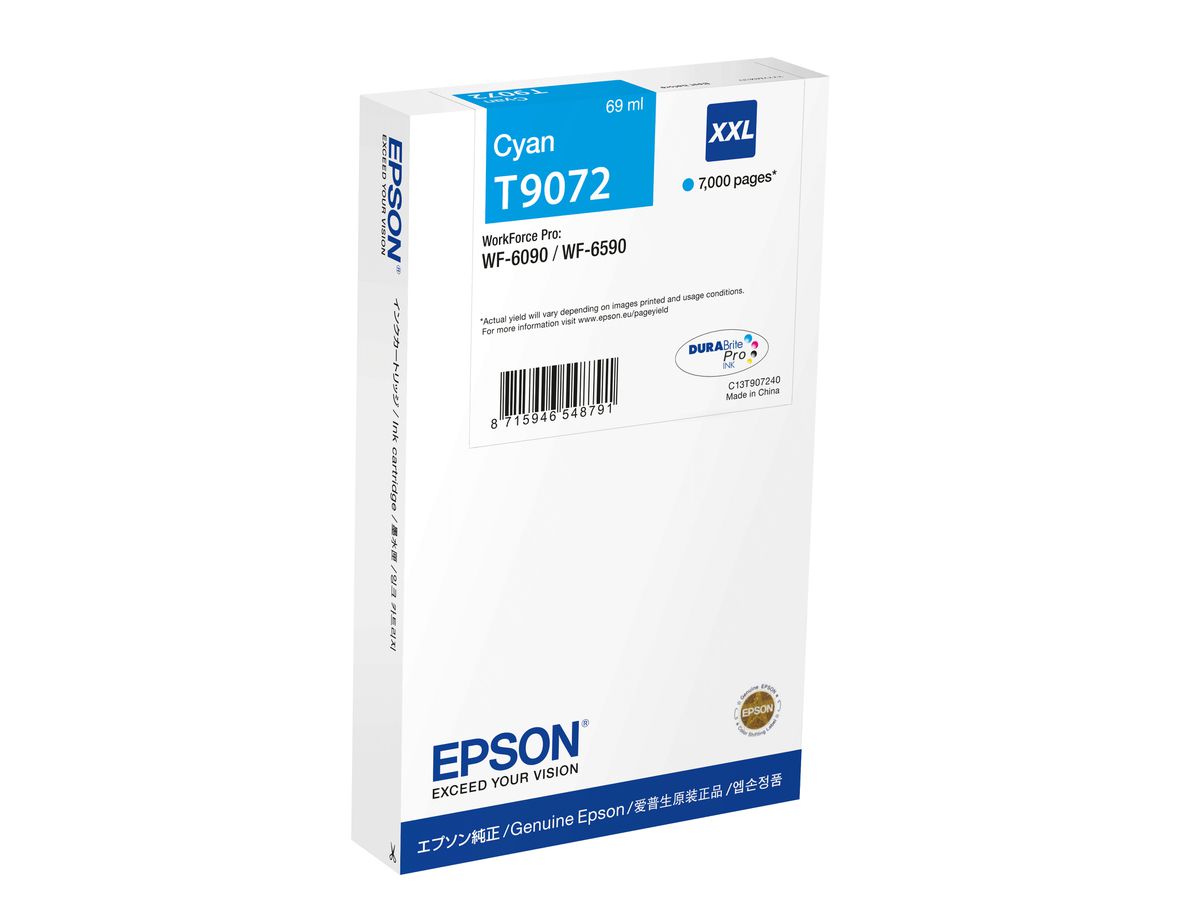 Epson WF-6xxx Ink Cartridge Cyan XXL