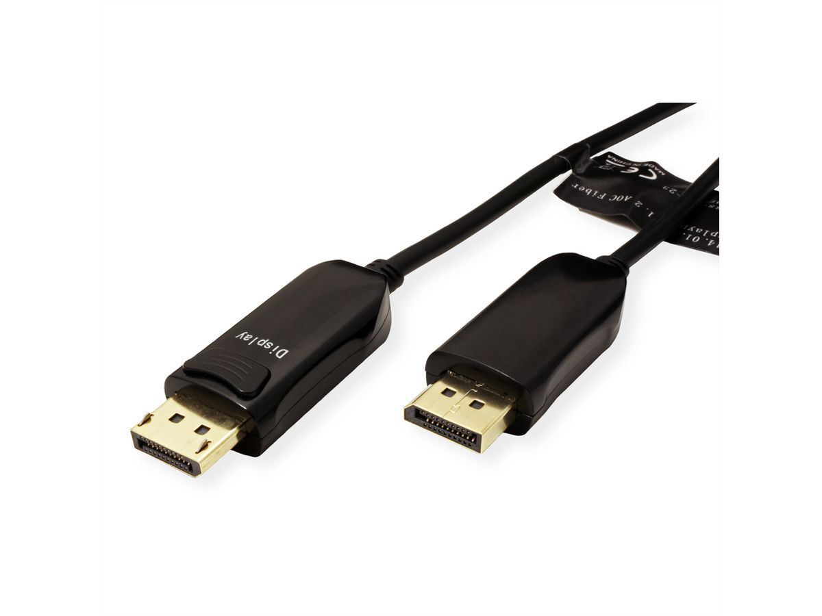 ROLINE DisplayPort v1.4 Kabel (AOC), ST/ST, 50 m