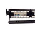 VALUE Cat.6A (Class EA) 19-Zoll-Patchpanel, 24 P, ungeschirmt, schwarz