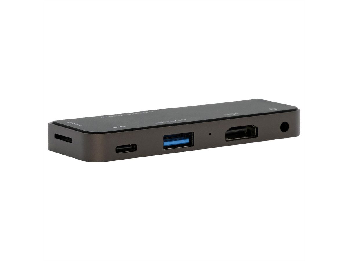 EXSYS EX-1222HM Mini station d'accueil USB-C 5 en 1